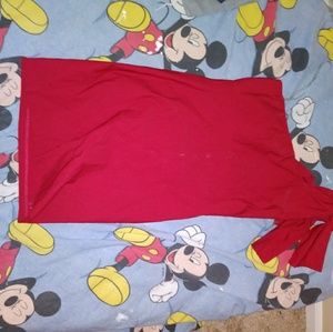 A'GACI Red Bodycon Dress